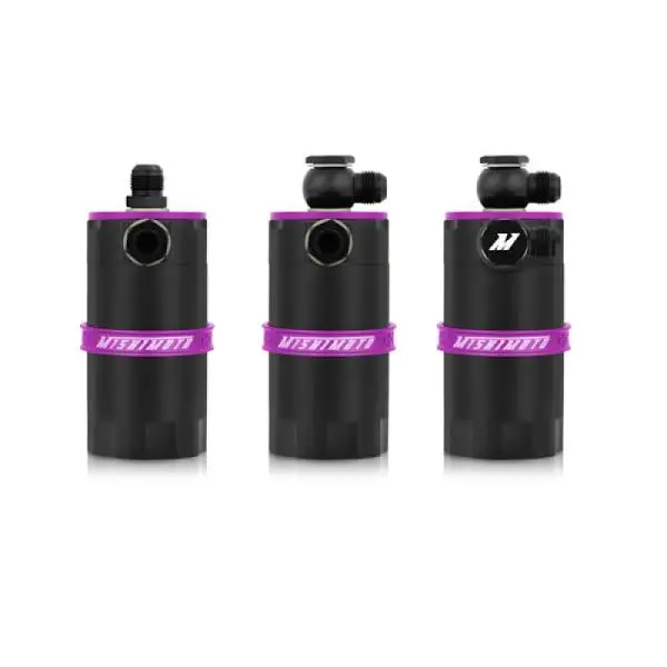 Mishimoto Universal Baffled Oil Catch Can - Purple thumbnail 10