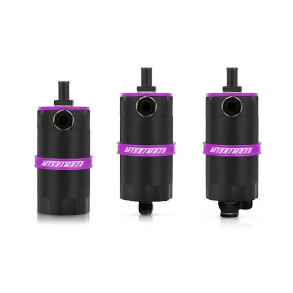 Mishimoto Universal Baffled Oil Catch Can - Purple thumbnail 12
