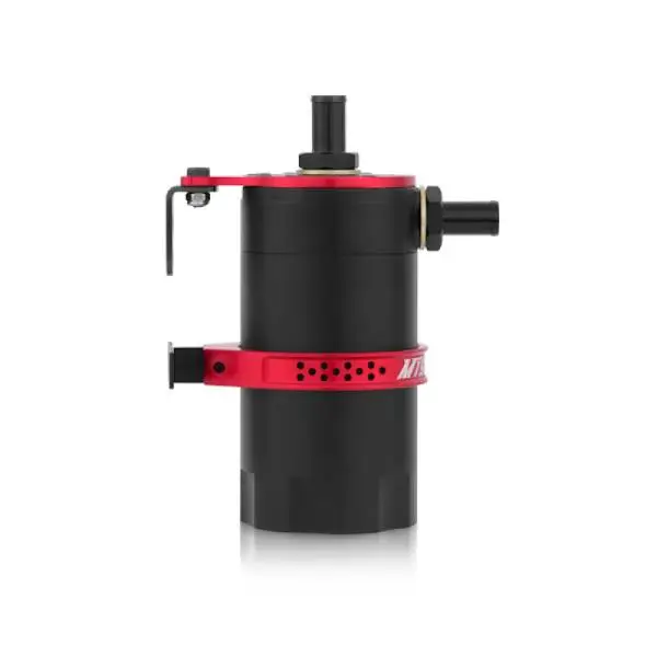 Mishimoto Universal Baffled Oil Catch Can - Red thumbnail 5