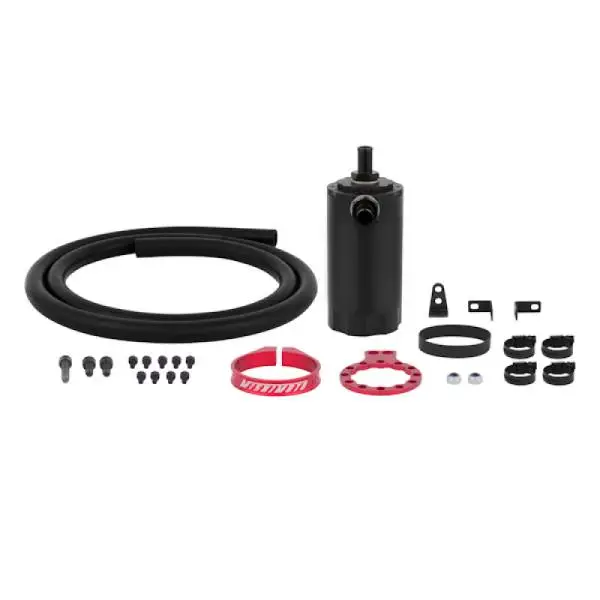 Mishimoto Universal Baffled Oil Catch Can - Red thumbnail 6