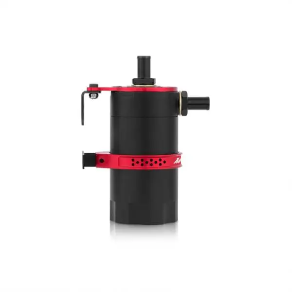 Mishimoto Universal Baffled Oil Catch Can - Red thumbnail 10