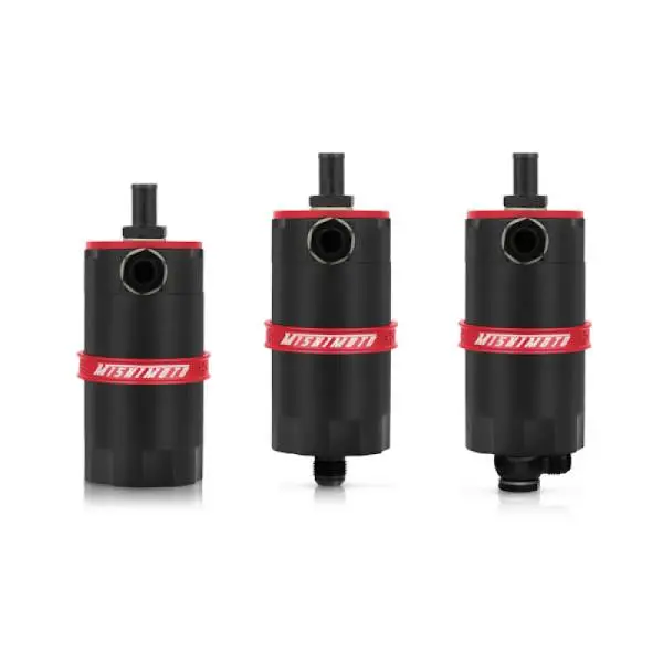 Mishimoto Universal Baffled Oil Catch Can - Red thumbnail 13