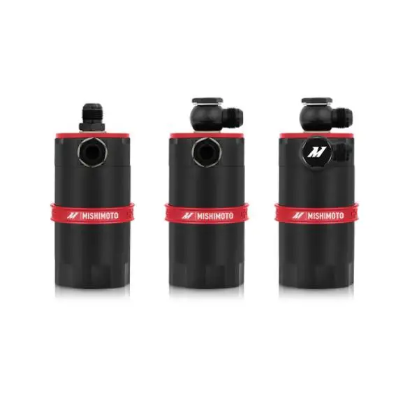 Mishimoto Universal Baffled Oil Catch Can - Red thumbnail 15