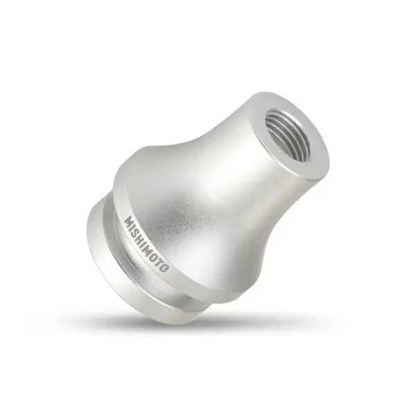 Mishimoto Shift Boot Cover + Retainer/Adapter Bundle M12x1.25 Silver thumbnail 4