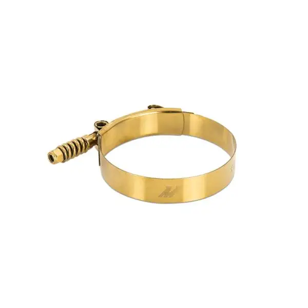 Mishimoto 3.5 Inch Stainless Steel Constant Tension T-Bolt Clamp - Gold thumbnail 3