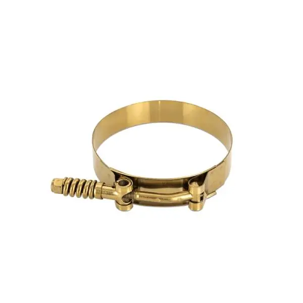 Mishimoto 3 Inch Stainless Steel Constant Tension T-Bolt Clamp - Gold thumbnail 2
