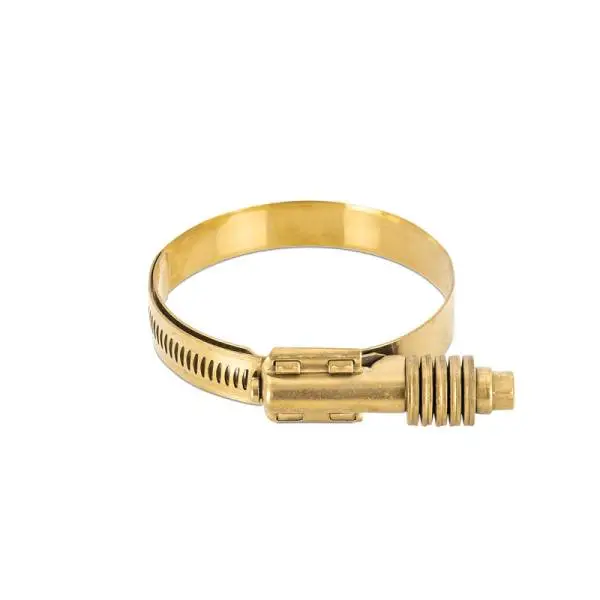 Mishimoto Constant Tension Worm Gear Clamp 2.76in.-3.62in. (70mm-92mm) - Gold thumbnail 2