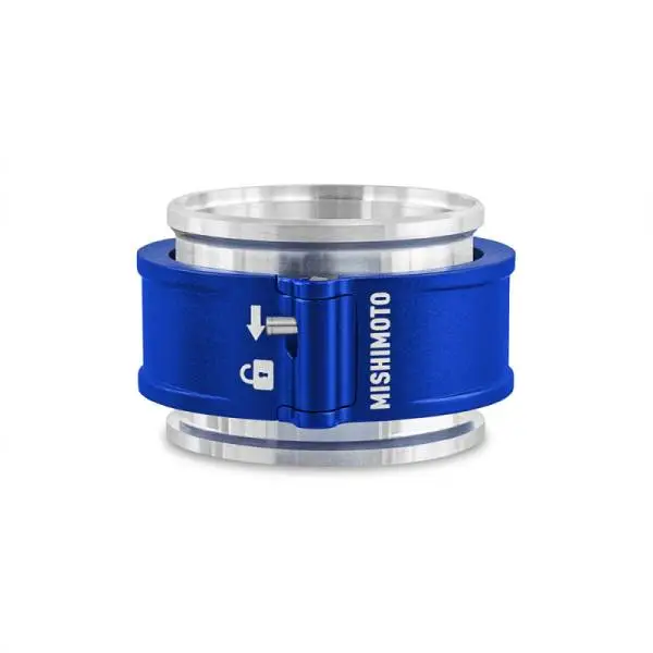 Mishimoto 2.5in Quick Release Clamp Assembly - Blue thumbnail 2