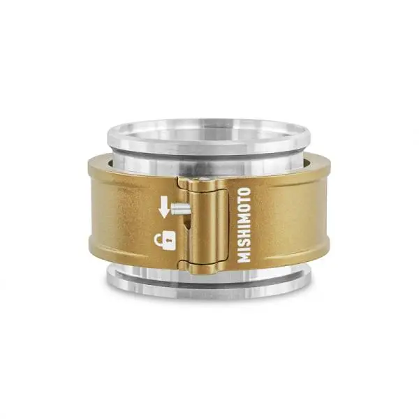 Mishimoto 2.5in Quick Release Clamp Assembly - Gold thumbnail 2