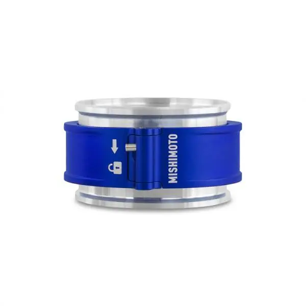 Mishimoto 3.0in Quick Release Clamp Assembly - Blue thumbnail 3