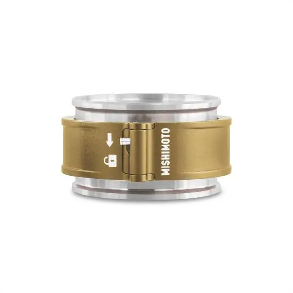 Mishimoto 3.0in Quick Release Clamp Assembly - Gold thumbnail 2