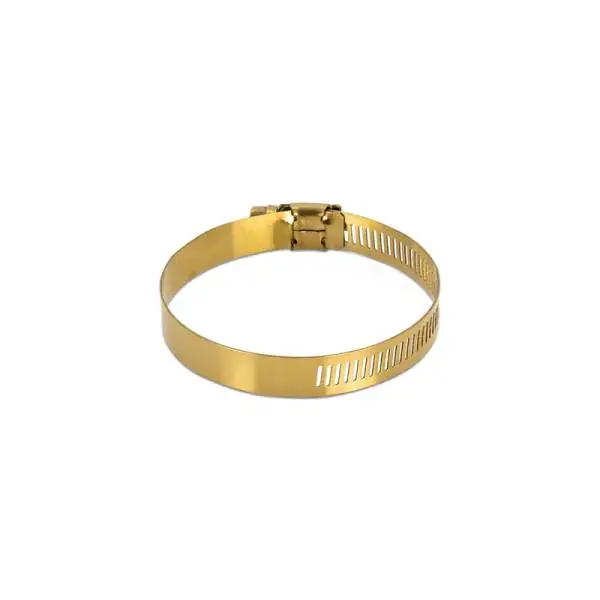 Mishimoto High-Torque Worm Gear Clamp1.57in.-2.52in. (40mm-64mm) - Pack of 10 - Gold thumbnail 4