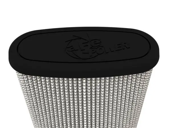 aFe Magnum FLOW Pro DRY S Universal Air Filter 3.5in Flange 5.75x5in Base 6x2.75in Top 6.5in Height thumbnail 2