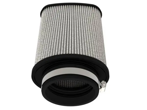 aFe Magnum FLOW Pro DRY S Universal Air Filter 3.5in Flange 5.75x5in Base 6x2.75in Top 6.5in Height thumbnail 5