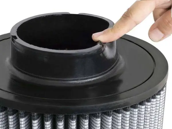 aFe Magnum FLOW Universal Air Filter w/ Pro DRY S Media 4 F x 8-1/2in B x 8-1/2in T x 11in H thumbnail 2