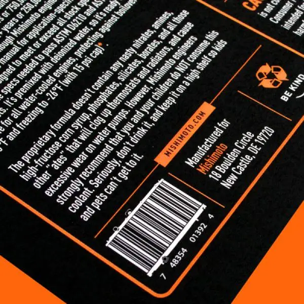 Mishimoto Liquid Chill Synthetic Engine Coolant - Full Strength thumbnail 6