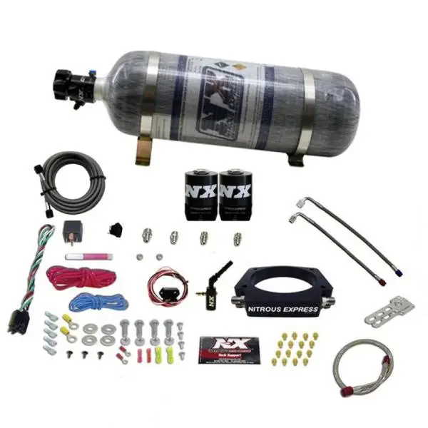 Nitrous Express 2014+ GM 6.2L Truck Nitrous Plate Kit (35-300HP) w/Composite Bottle thumbnail 3