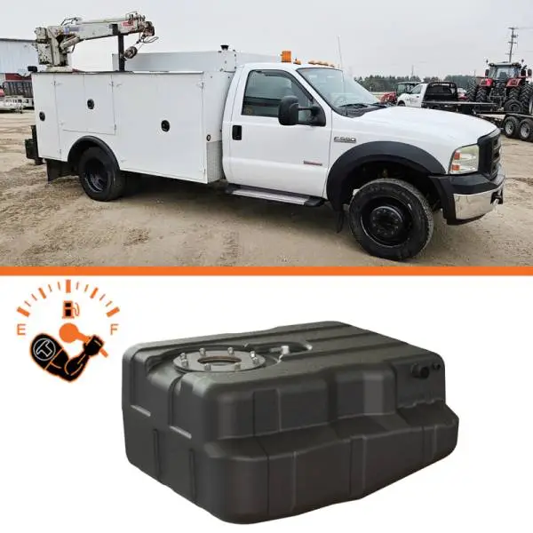Titan Fuel Tanks 99-10 Ford F-350/F-450 Narrow Frame 40 Gallon After-Axle Utility Fuel Tank thumbnail 5