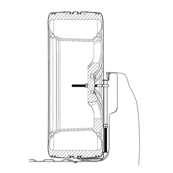 Titan Fuel Tanks Universal Spare Tire Buddy Mounting System thumbnail 4