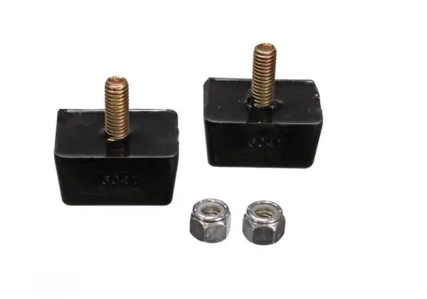 Energy Suspension Univ Blk 7/8in H x 1-7/8in L x 1-3/8in W Low Profile Rectangular Bump Stops (2 ea) thumbnail 3