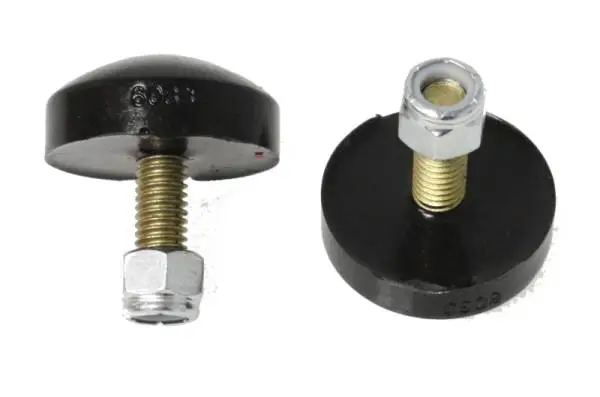 Energy Suspension Universal Black Low Profile Button head bump stop 11/16 inch tall x 1 5/8 inch dia thumbnail 3