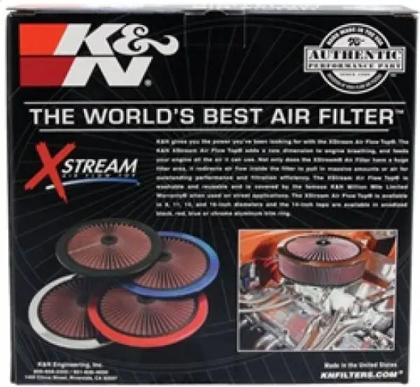 K&N X-Stream Top Round Lid 9 inch Outside Diameter thumbnail 5