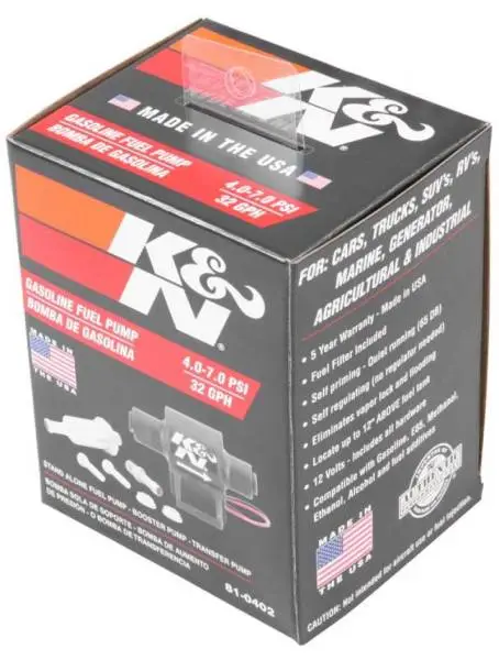 K&N Performance Electric Fuel Pump 4-7 PSI thumbnail 5