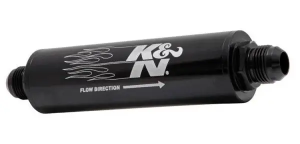 K&N 2in OD x 9in L 10AN 74 Micron In-Line Fuel/Oil Filter thumbnail 2
