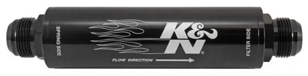 K&N 2in OD x 9in L 16AN 74 Micron In-Line Fuel/Oil Filter thumbnail 2