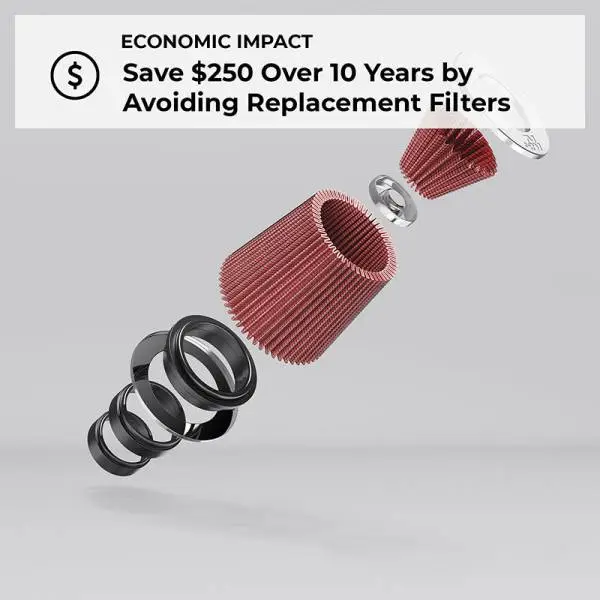 K&N 06 Chevrolet Duramax 6.6L-V8 DSL Drop In Air Filter thumbnail 4
