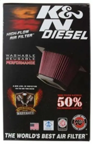 K&N 06 Chevrolet Duramax 6.6L-V8 DSL Drop In Air Filter thumbnail 13