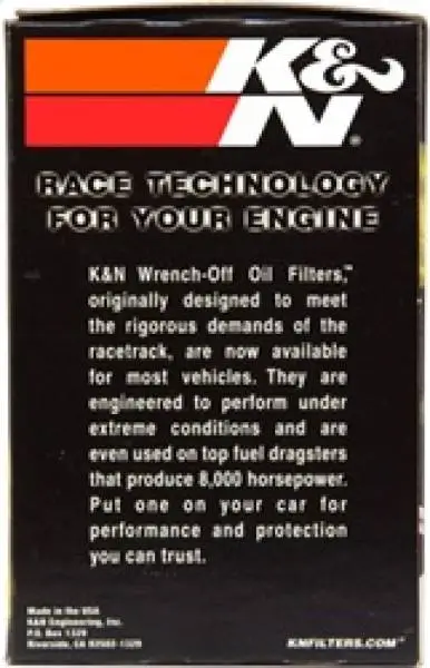 K&N Universal Performance Gold Oil Filter thumbnail 15