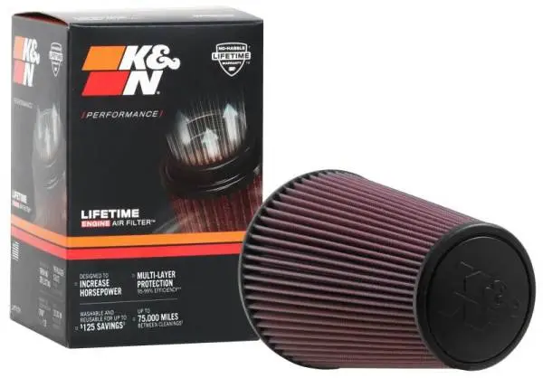 K&N Universal Clamp-On Air Filter 6in FLG / 7-1/2in B / 4-1/2in T / 9in H thumbnail 3