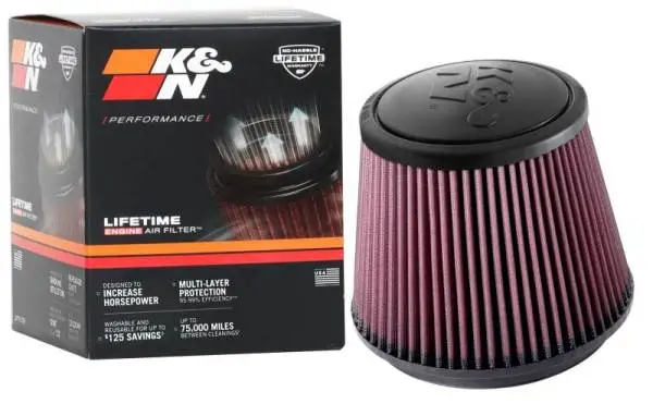 K&N Universal Clamp-On Air Filter 6in FLG / 7-1/2in B / 5-7/8in T / 6in H thumbnail 9