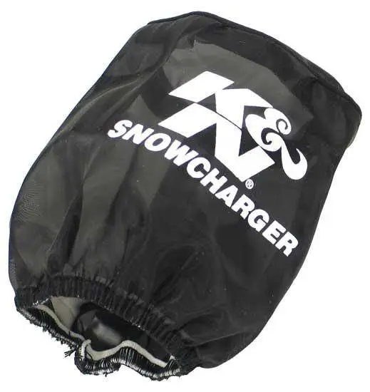 K&N Filter Wrap Drycharger Oval Tapered Black - 3.75in Base I/S Width x 3in Top I/S Width x 4in H thumbnail 2
