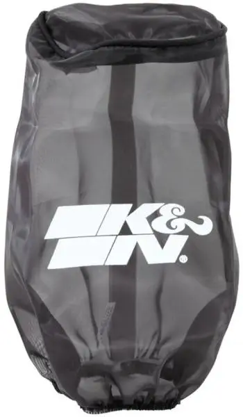 K&N Filter Wrap Drycharger Oval Tapered Black - 3.25in Base I/S Width x 2.5in Top I/S Width x 7in H thumbnail 2