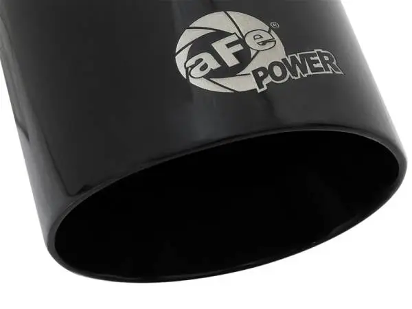 aFe MACH Force-Xp Universal 409 SS Single-Wall Clamp-On Exhaust Tip - Black thumbnail 5