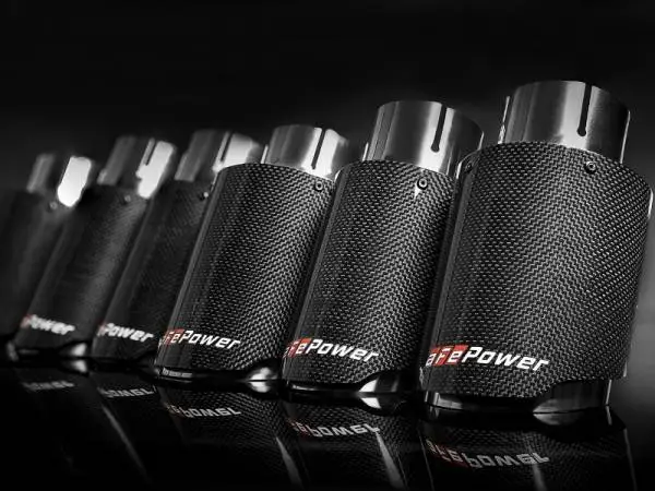 aFe MACH Force-Xp Universal Exhaust Tip 2-1/2 IN Inlet x 3-1/2 IN Outlet X 7 IN L thumbnail 2