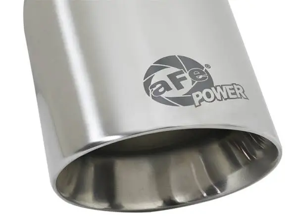 aFe MACH Force-Xp Universal 304 SS Single-Wall Clamp-On Exhaust Tip - Polished thumbnail 5