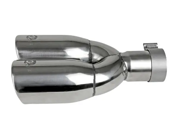 aFe MACH Force-Xp Universal Exhaust Tip 2-1/2 IN Inlet x 3-1/2 IN Outlet X 12 IN L thumbnail 2