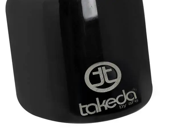 aFe Takeda Universal Exhaust Tip 2-1/2 IN Inlet x 4 IN Outlet x 6 IN L- Black thumbnail 2
