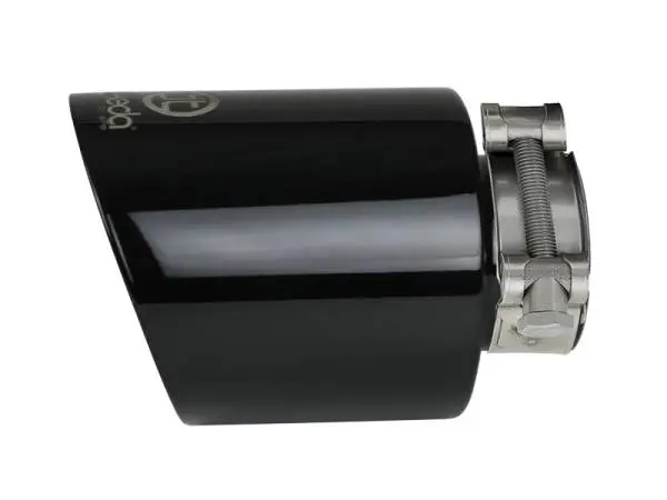 aFe Takeda Universal Exhaust Tip 2-1/2 IN Inlet x 4-1/2 IN Outlet x 7 IN L- Black thumbnail 2