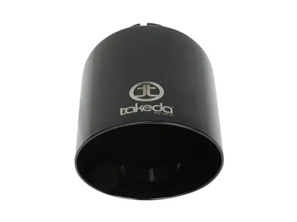 aFe Takeda Universal Exhaust Tip 2-1/2 IN Inlet x 4-1/2 IN Outlet x 7 IN L- Black thumbnail 4
