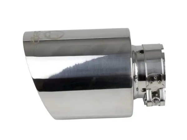 aFe Takeda Universal Exhaust Tip 2-1/2 IN Inlet x 4-1/2 IN Outlet x 7 IN L- Polished thumbnail 2