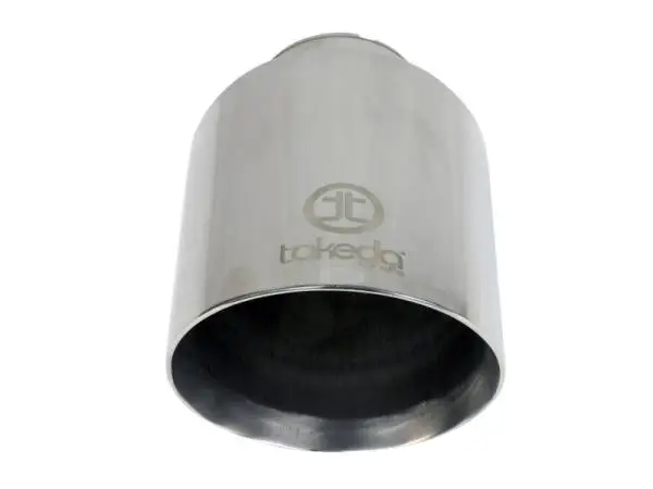 aFe Takeda Universal Exhaust Tip 2-1/2 IN Inlet x 4-1/2 IN Outlet x 7 IN L- Polished thumbnail 4