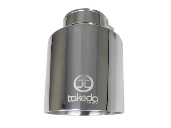aFe Takeda Universal Exhaust Tip 2-1/2 IN Inlet x 4-1/2 IN Outlet x 7 IN L- Polished thumbnail 5