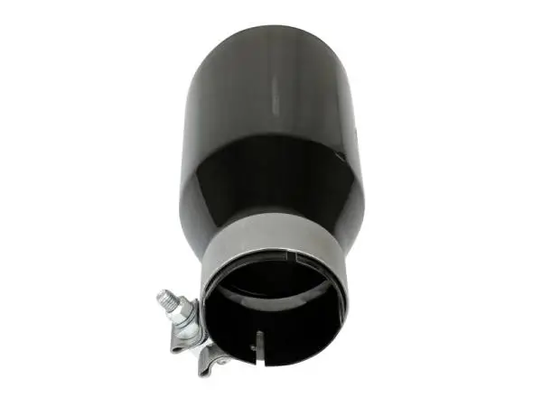 aFe MACH Force-Xp Universal Exhaust Tip 3 IN Inlet x 4-1/2 IN Outlet x 9 IN L- Black Tip thumbnail 4