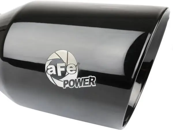 aFe MACH Force-Xp Universal Exhaust Tip 3 IN Inlet x 4-1/2 IN Outlet x 9 IN L- Black Tip thumbnail 5