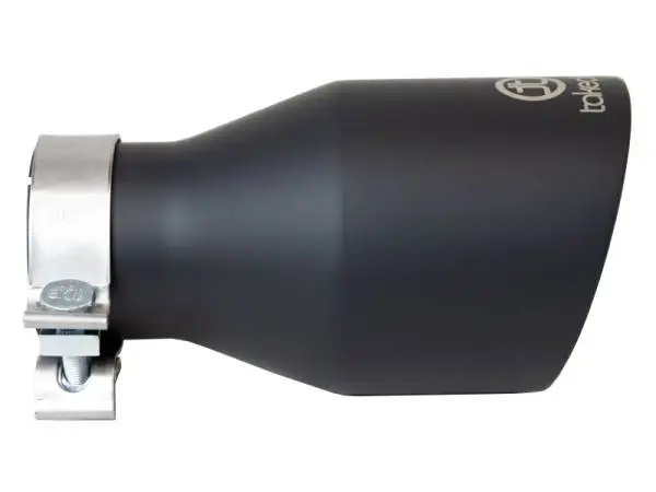 aFe Takeda Universal Exhaust Tip 3 IN Inlet x 5 IN Outlet x 9 IN L- Black thumbnail 2