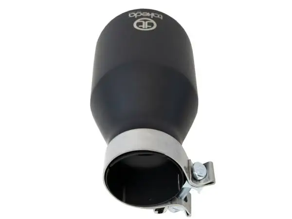 aFe Takeda Universal Exhaust Tip 3 IN Inlet x 5 IN Outlet x 9 IN L- Black thumbnail 4